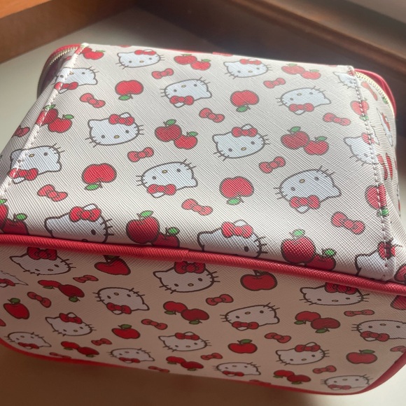 Sanrio Hello Kitty Red Pink and White Cosmetic Bag - Picture 6 of 6